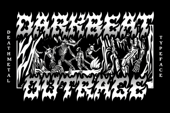 Darkbeat Outrage: A Typeface Forged in Fire and Fury