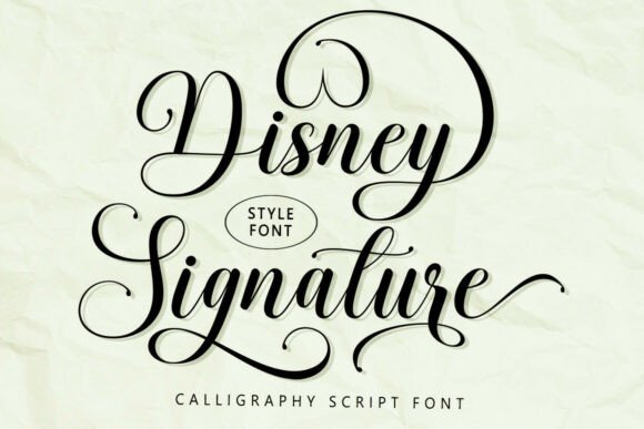 Disney Signature: A Typeface with Cinematic Soul