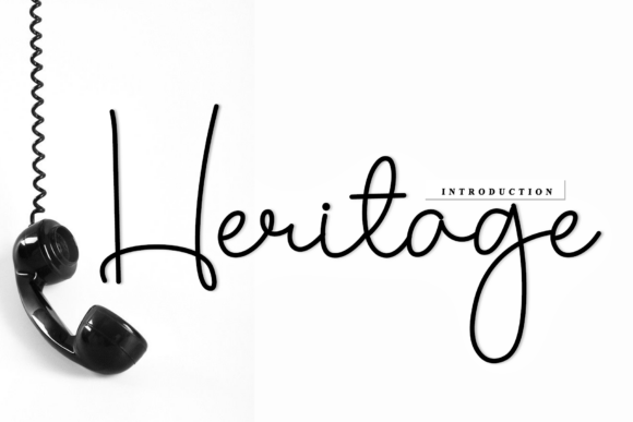 Heritage: The Rhythmic Script Font for Artisan Brands