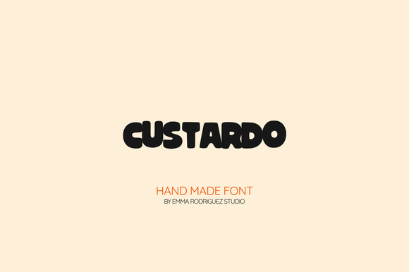 Meet Custardo: The Bold, Squishy Display Font That Demands Attention