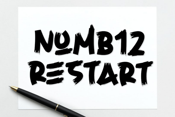 Numb12 Restart: A Font with Rhythm and Soul