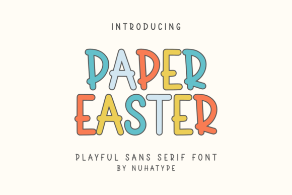 Paper Easter: The Thin Sans Serif for Modern Minimalist Design