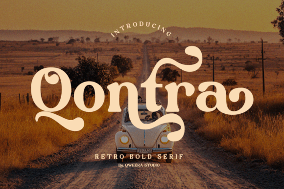 Qontra: The Bold Serif for Vintage and Modern Design