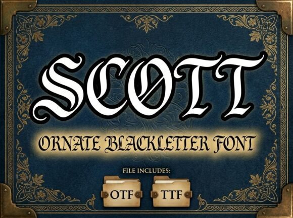 Scott: Making a Statement with Bold Display Typography