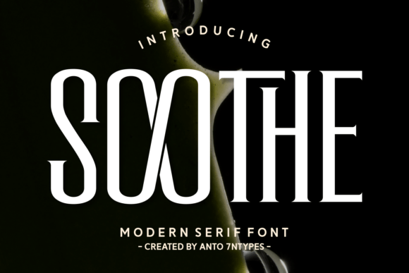 Soothe: A Serif Font with a Heartfelt Swash for Modern Design