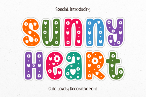 Sunny Heart: More Than Just a Pretty Typeface
