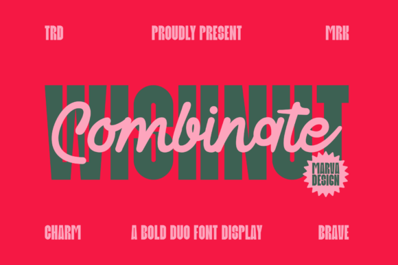 Wishnut Combinate Duo: A Font for Bold Brand Stories